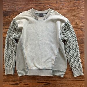 Kith 101 Combo Knit Crewneck Tinge Green size L